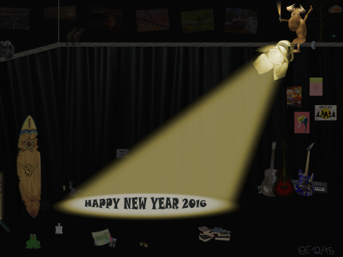 Elky New Year's Card for 2016
